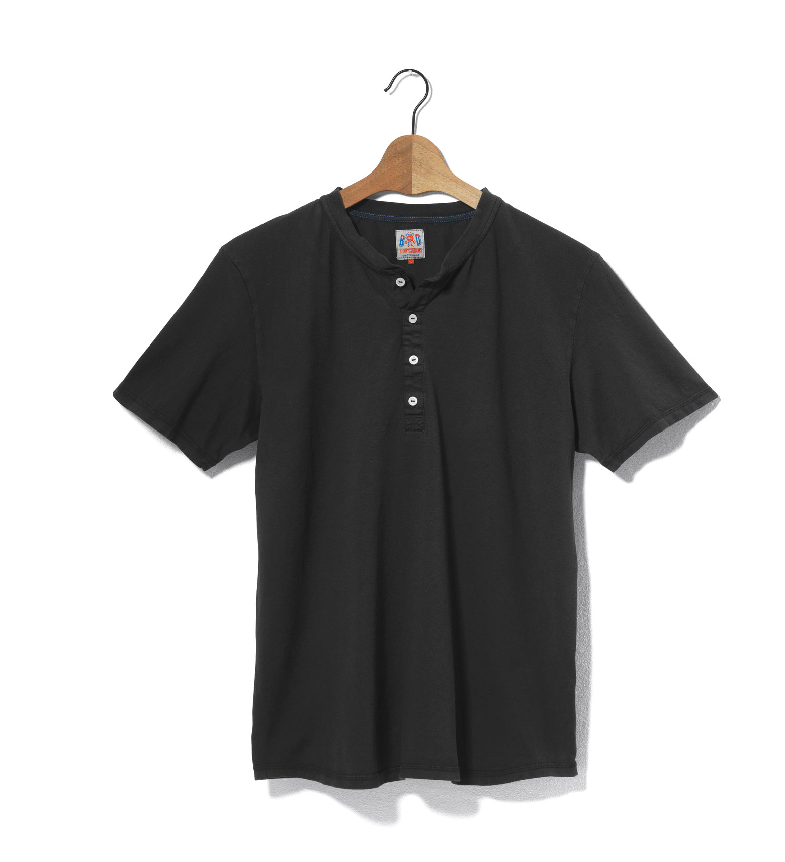 Image of Henley Short Sleeves Single Jersey